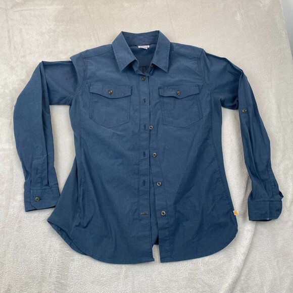 Carhartt Women's Shirt M (8/10) Long Sleeve Button-Up - Picture 9 of 9
